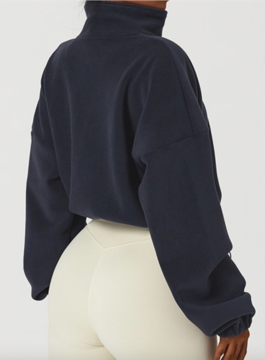 Dandra Fleece Sweatshirt - Navy