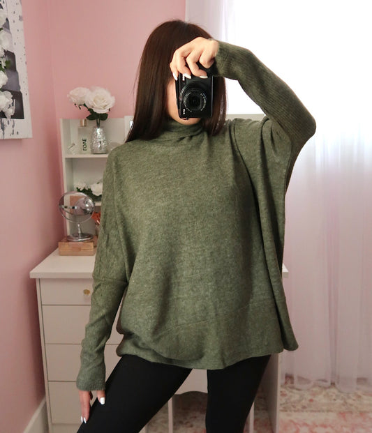 Cozy Up Sweater - Olive