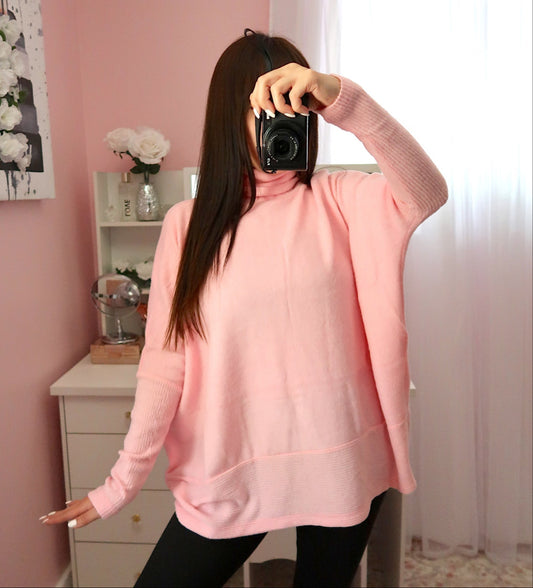 Cozy Up Sweater - Pink