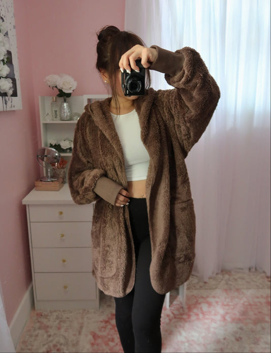 Teddy Hooded Jacket