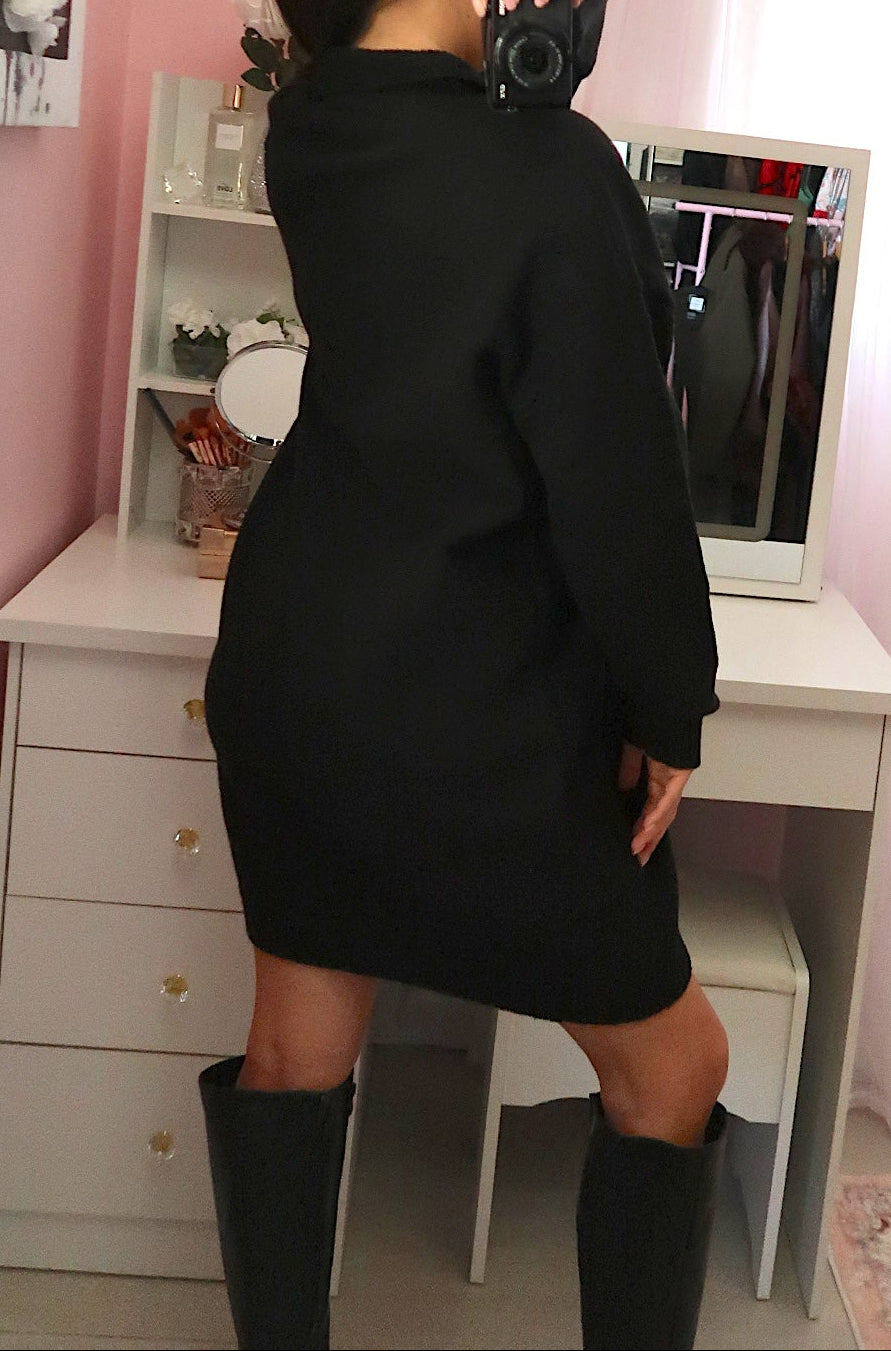 Collared Sweater Dress *size down*