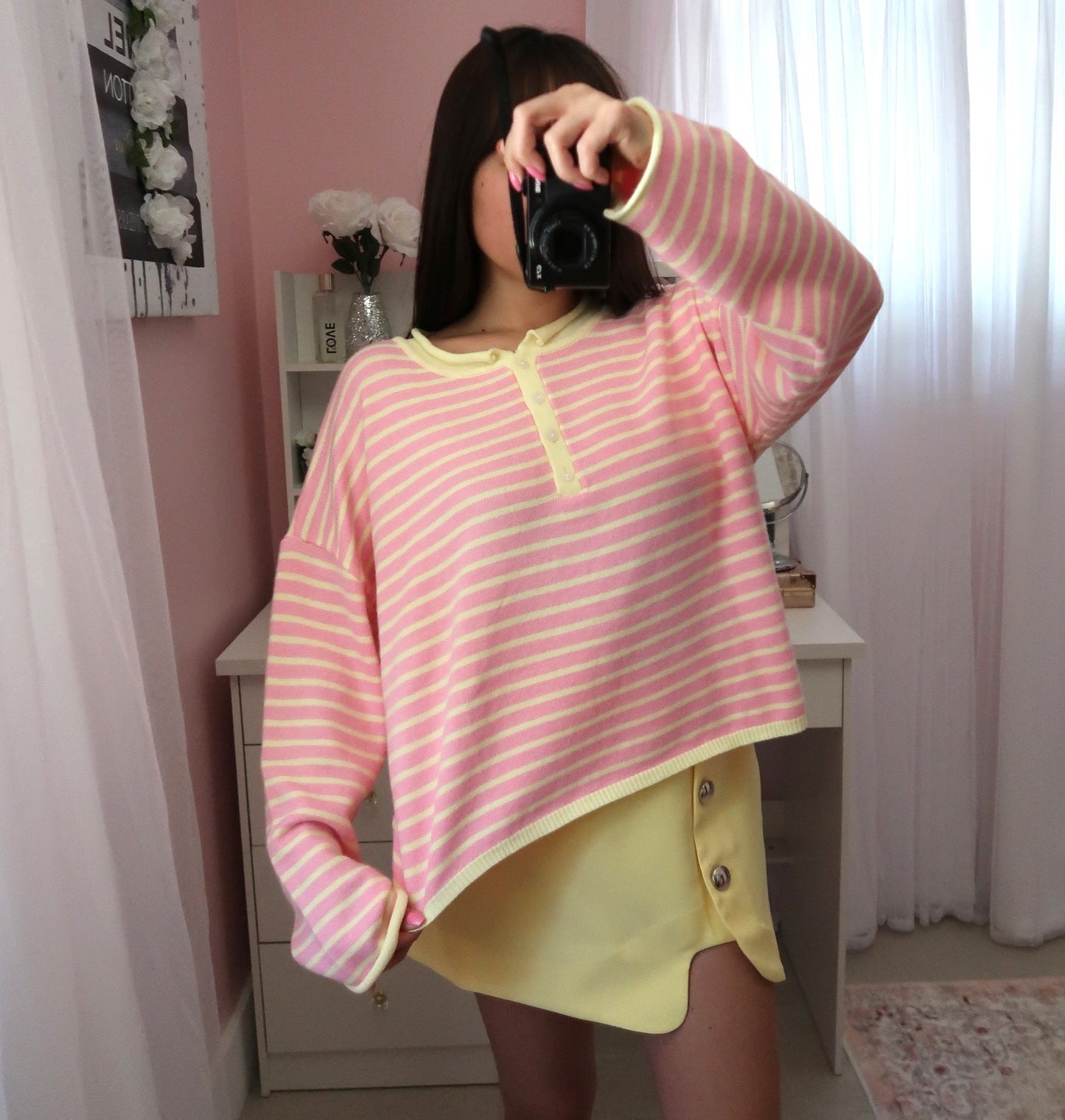Strawberry Lemonade Sweater