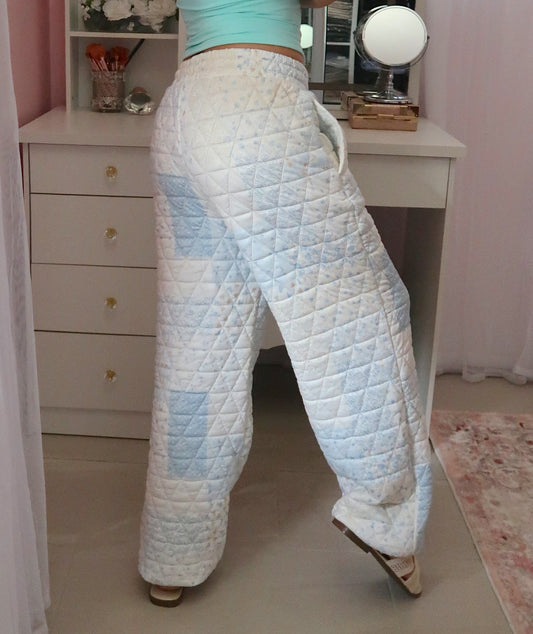 Quilted Pastel Joggers (2 colors available)