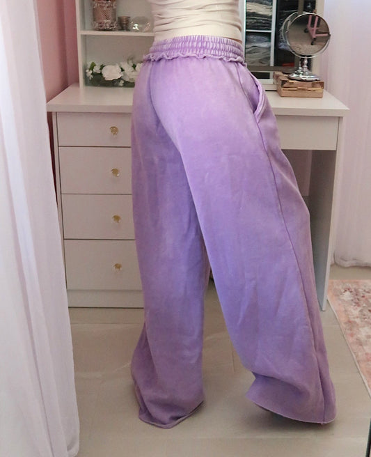 Vintage Wash Sweatpants - Lavender