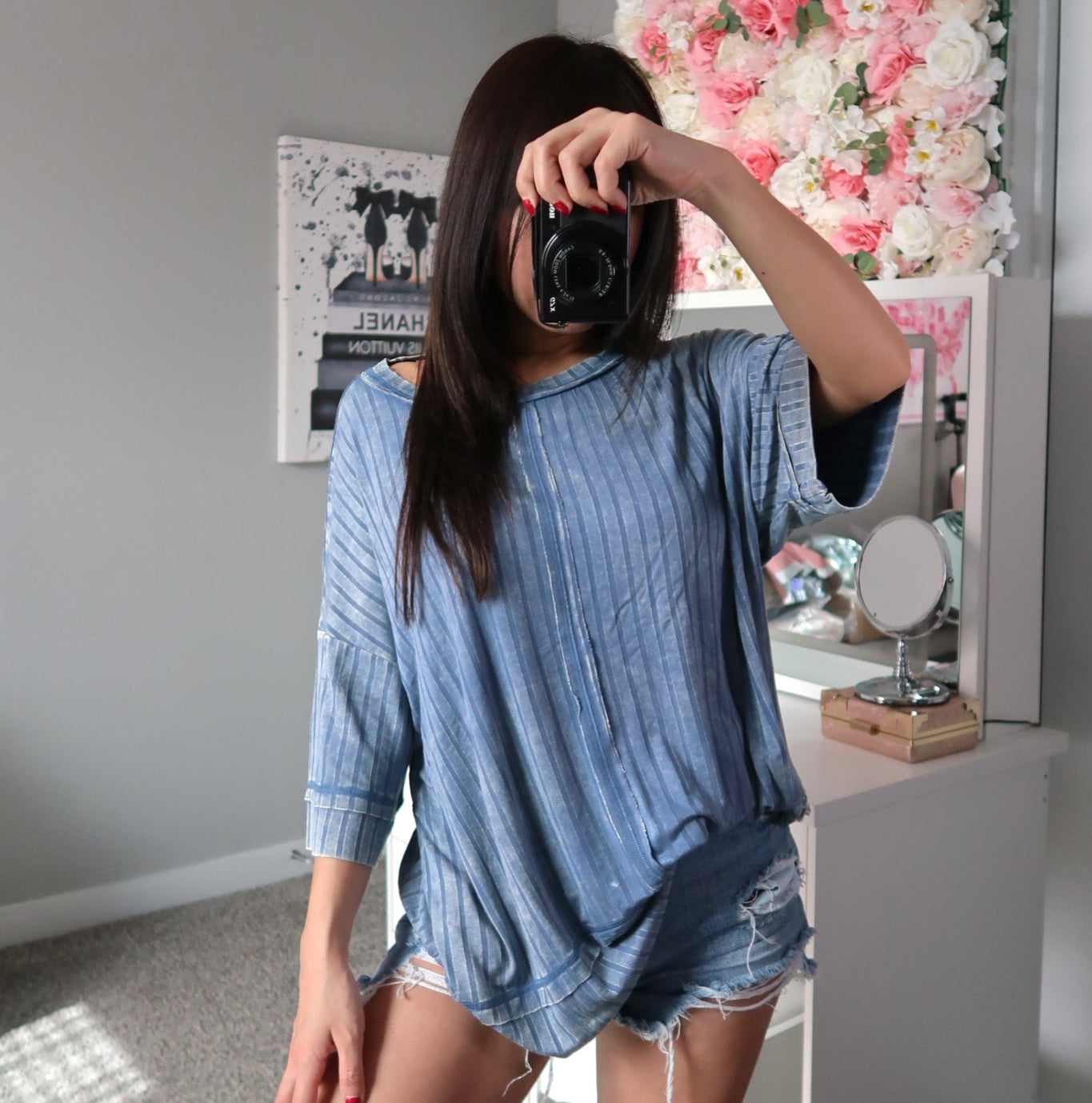 Babette Top - Blue (S/M)