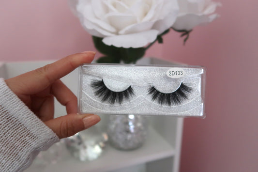 Silver Box Lashes - 3D133