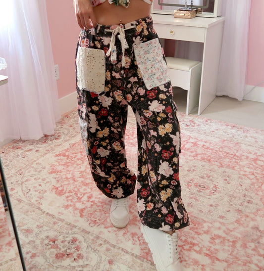 Floral Patch Joggers