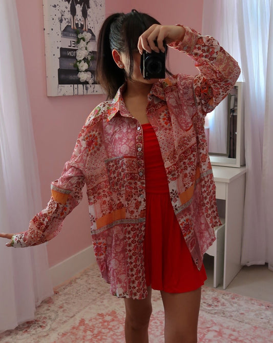 Vintage Style Button Shirt