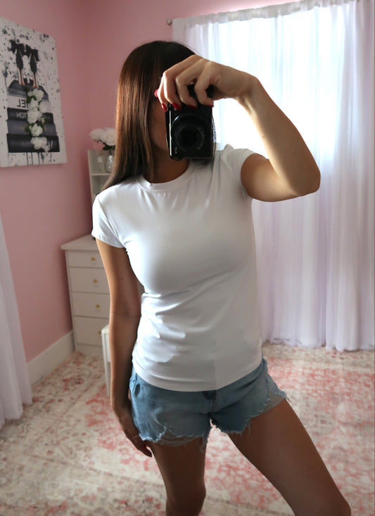 Smooth Quality Tee - White