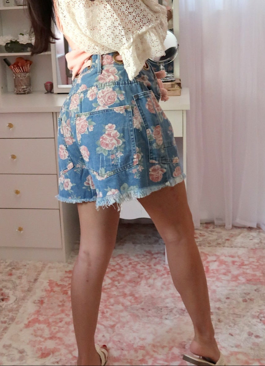 Roses Are Pink Shorts