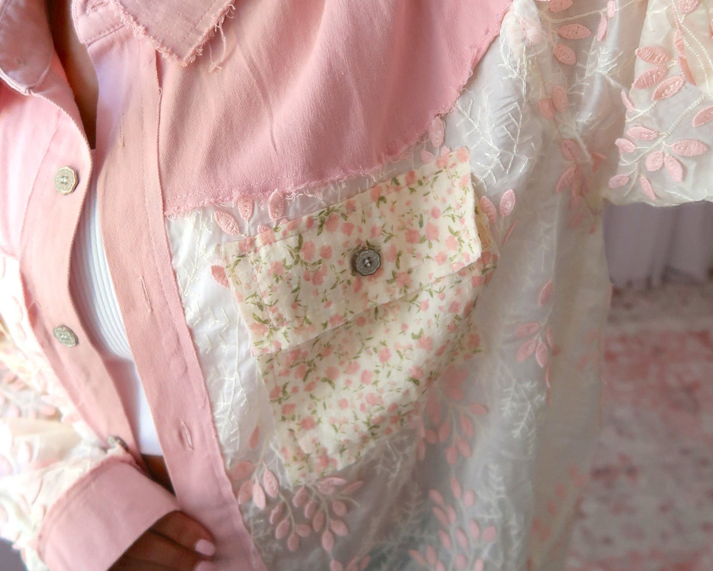 Blush and Petals Shacket