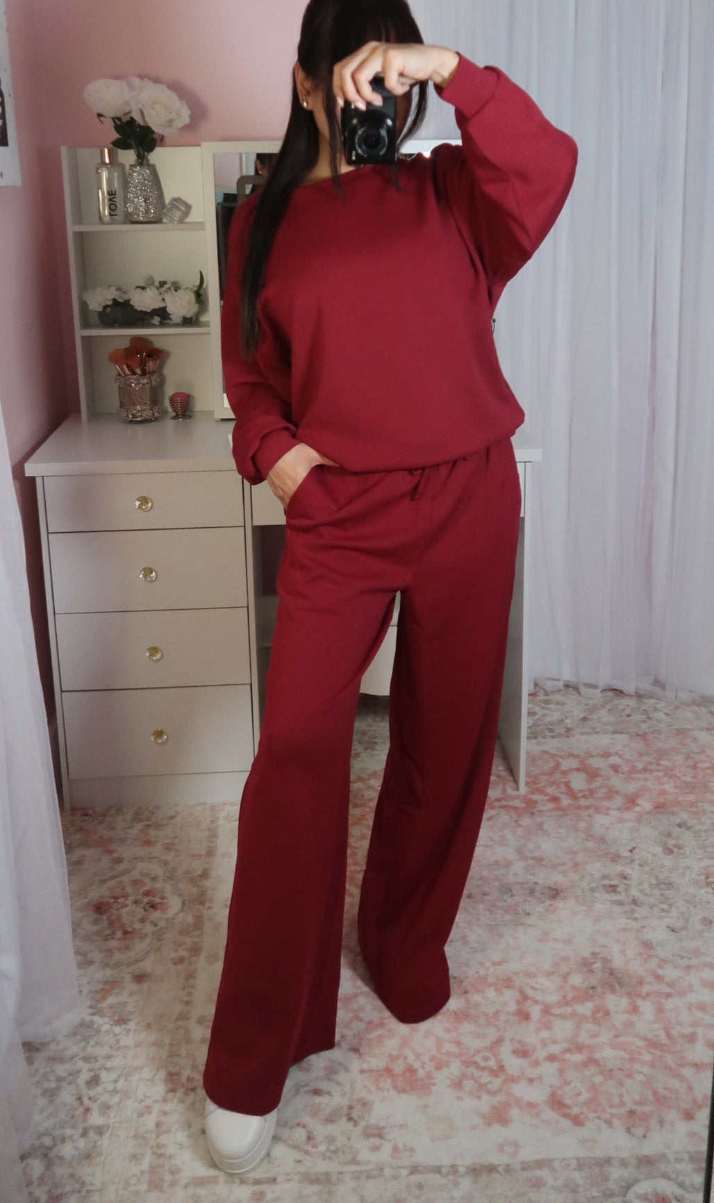 Softest Lounge Set - Cabernet