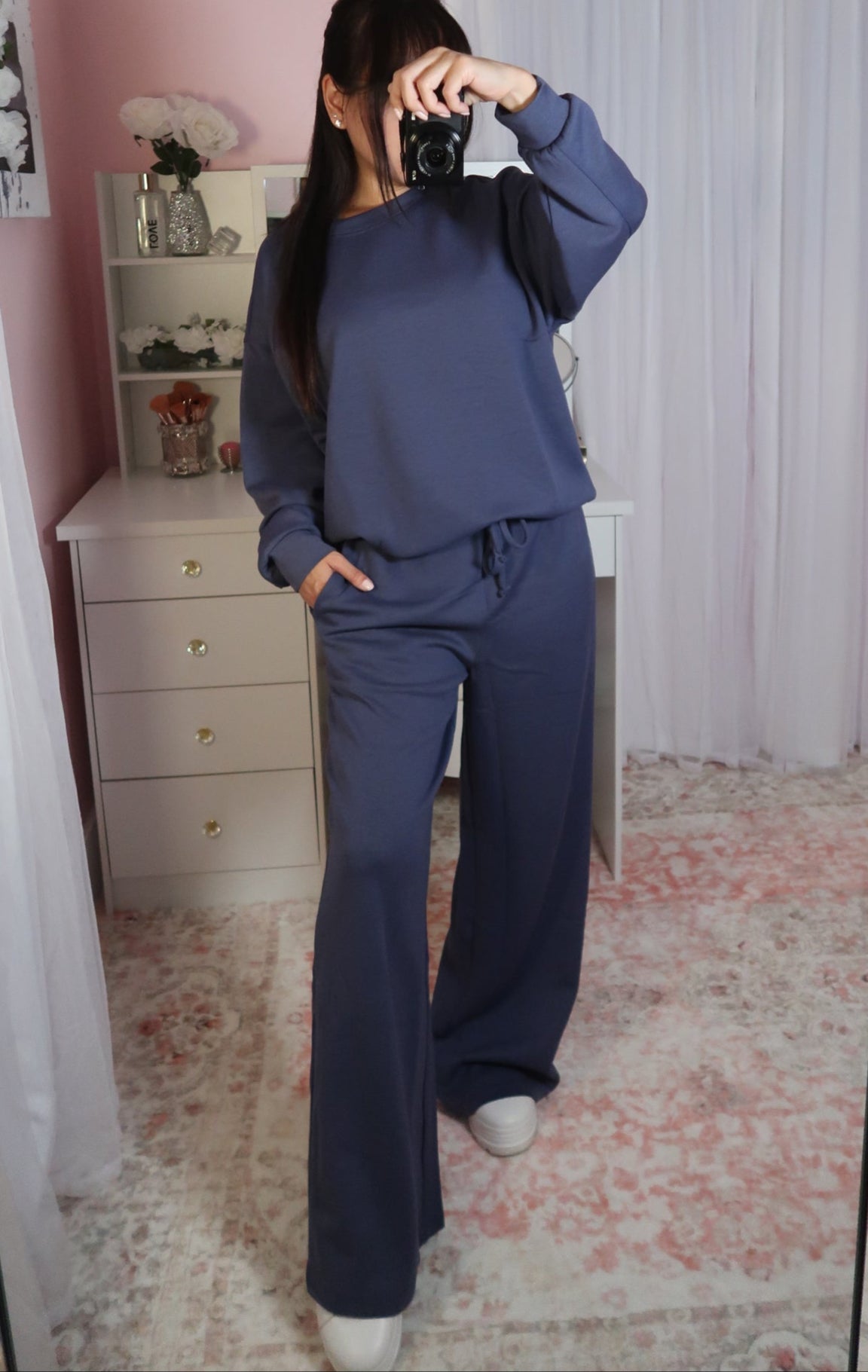 Softest Lounge Set - Blue Steel