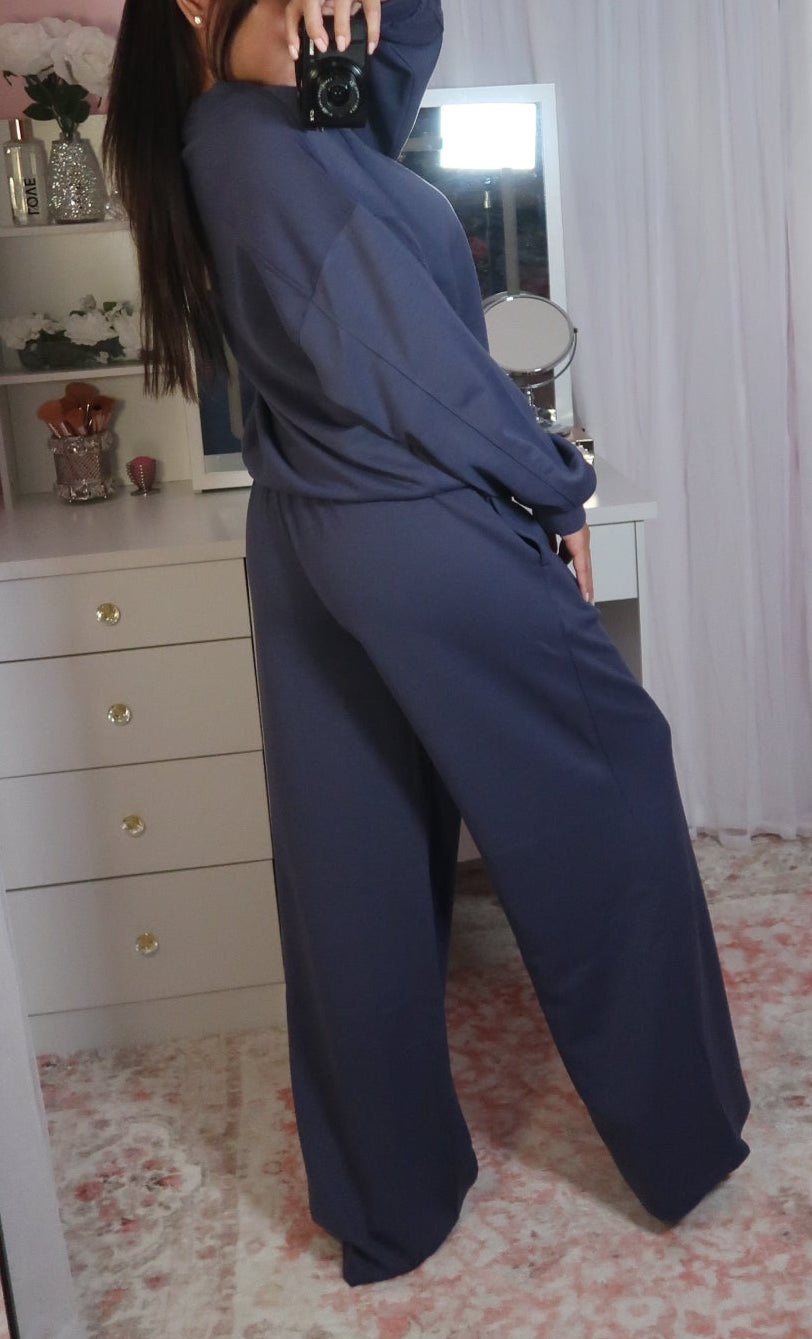 Softest Lounge Set - Blue Steel