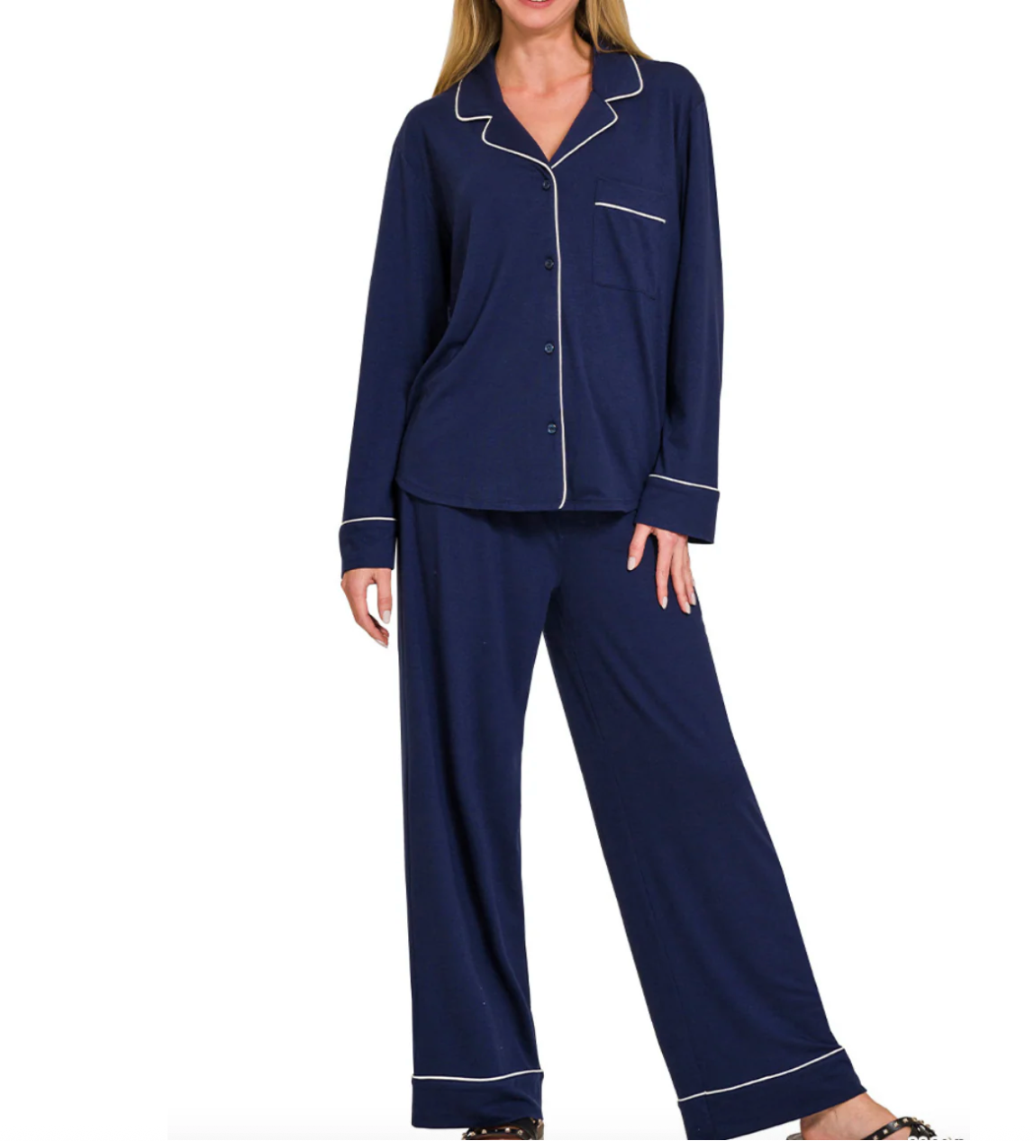Classic PJ's Set - Navy