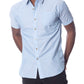 Chambray Short Sleeve Shirt - Blue