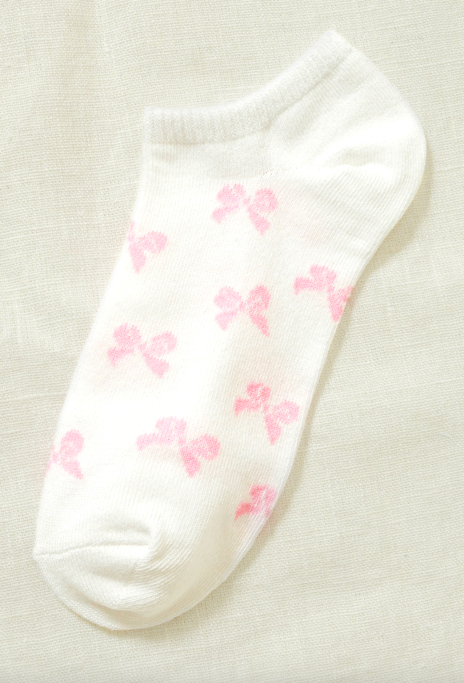 Pink Bow Socks