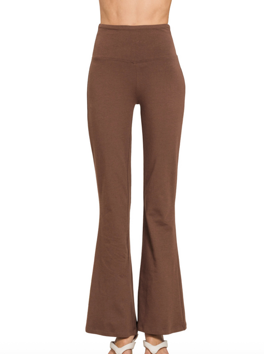 Flare Yoga Pant - Brown