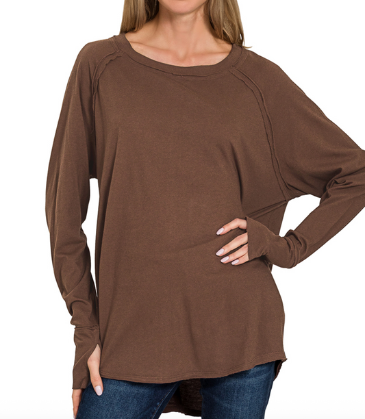 On-The-Go-Long-Sleeve - Brown