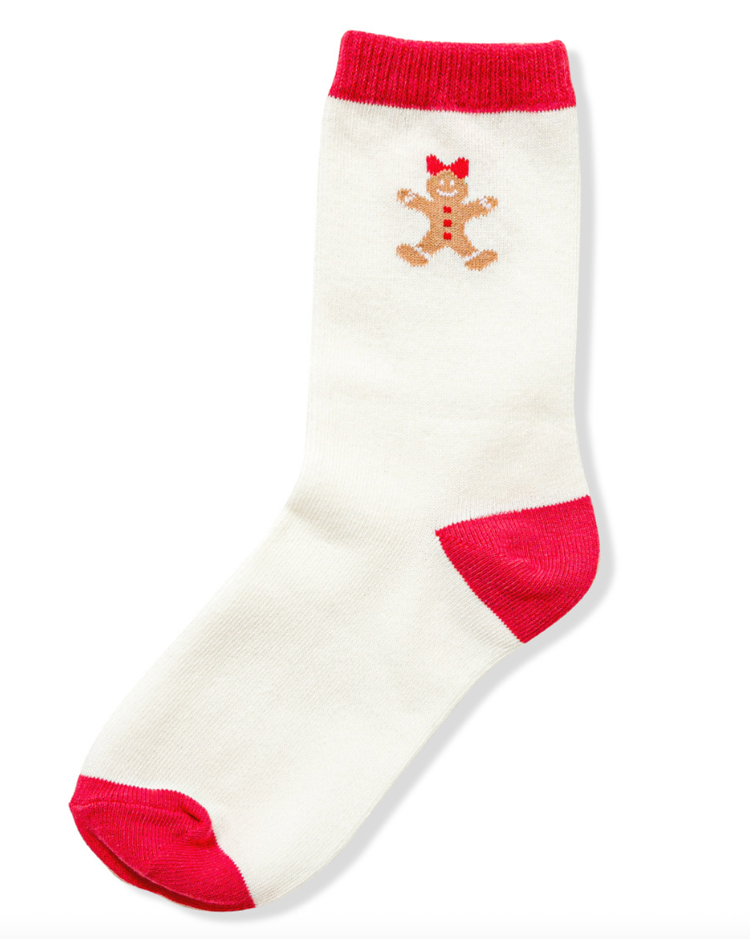 Gingerbread Socks - White