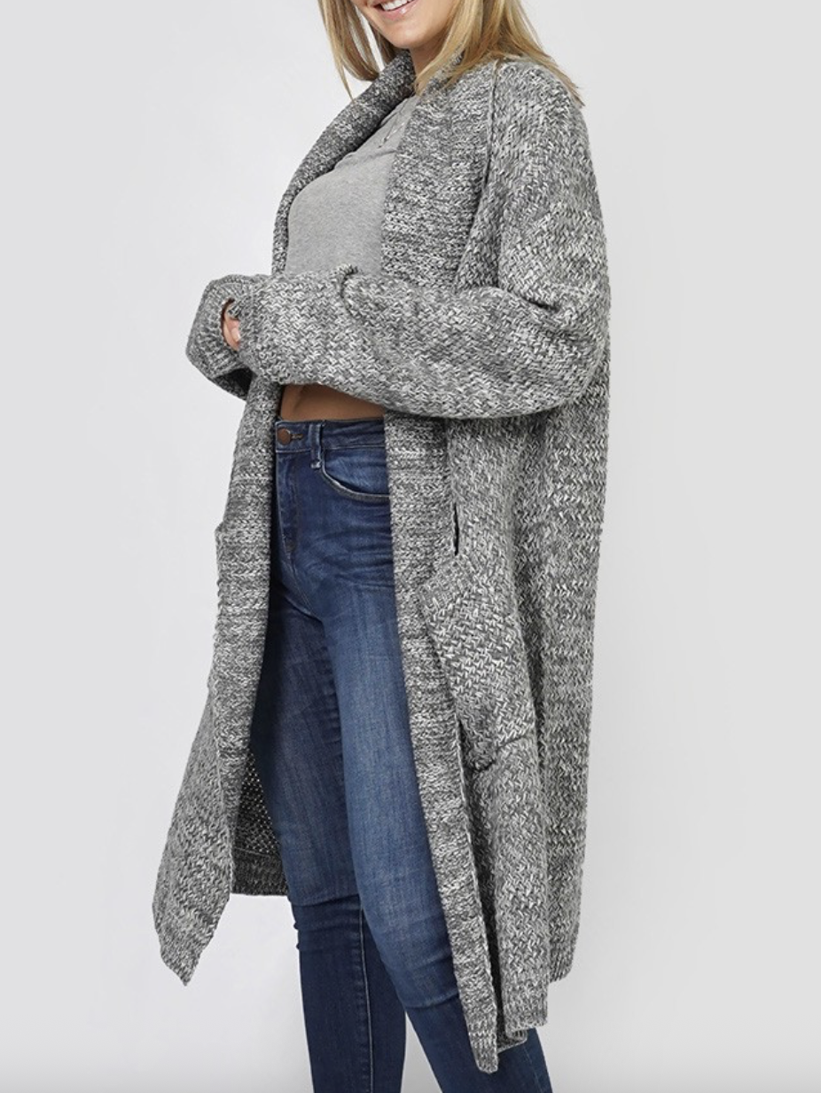 Fireside Cardigan - Grey