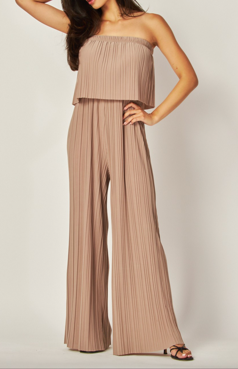 Mira Jumpsuit - Nude (Large)