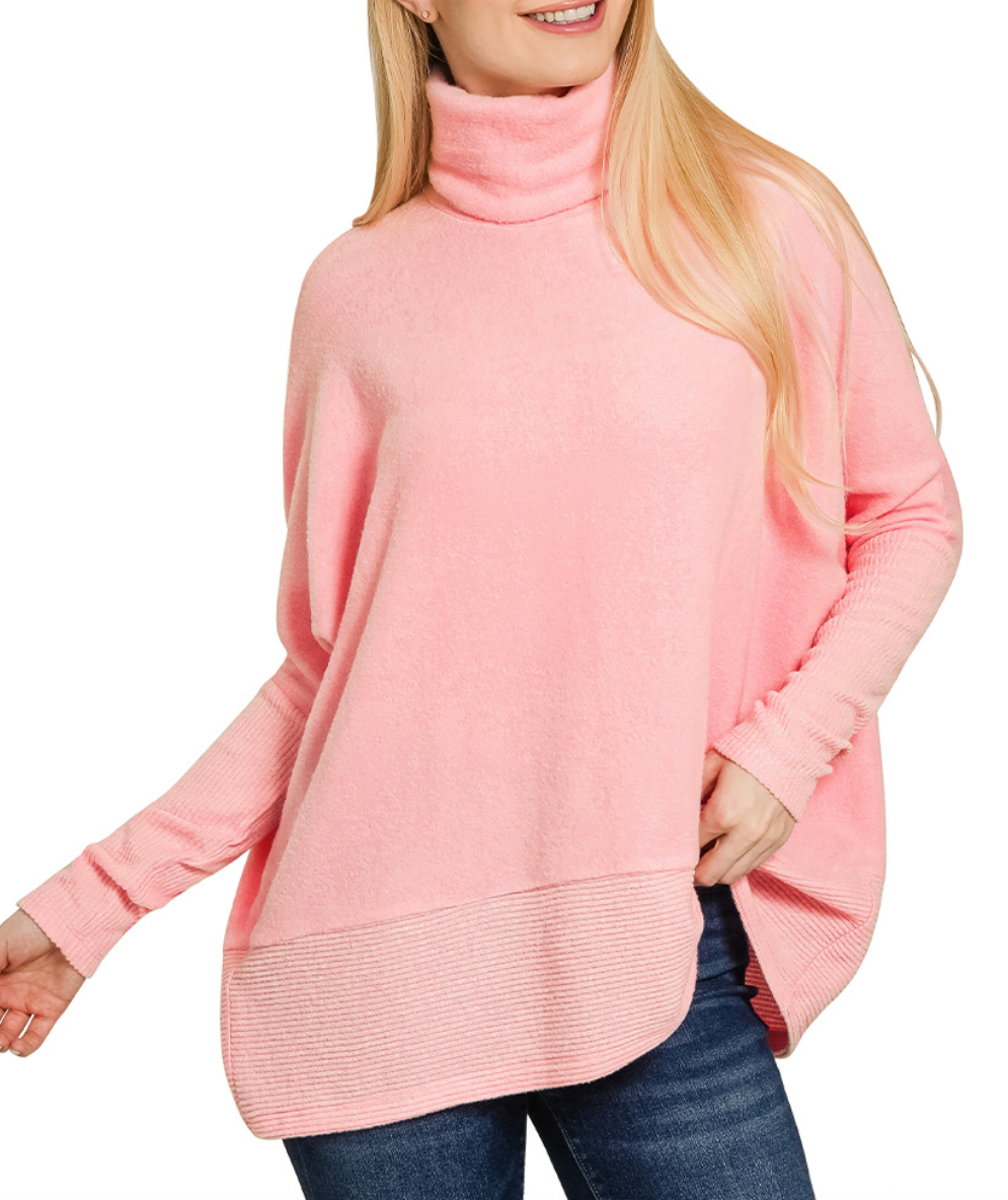 Cozy Up Sweater - Pink