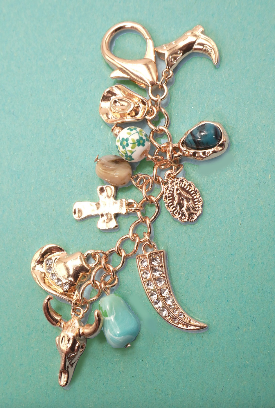 Western Cowgirl Bag Charm