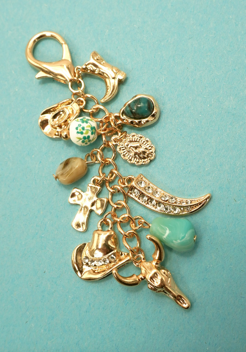 Western Cowgirl Bag Charm