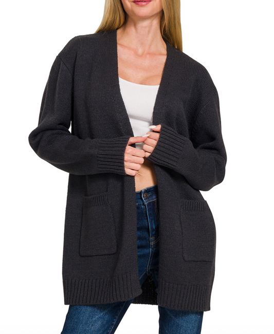 Apple Cider Cardigan - Black