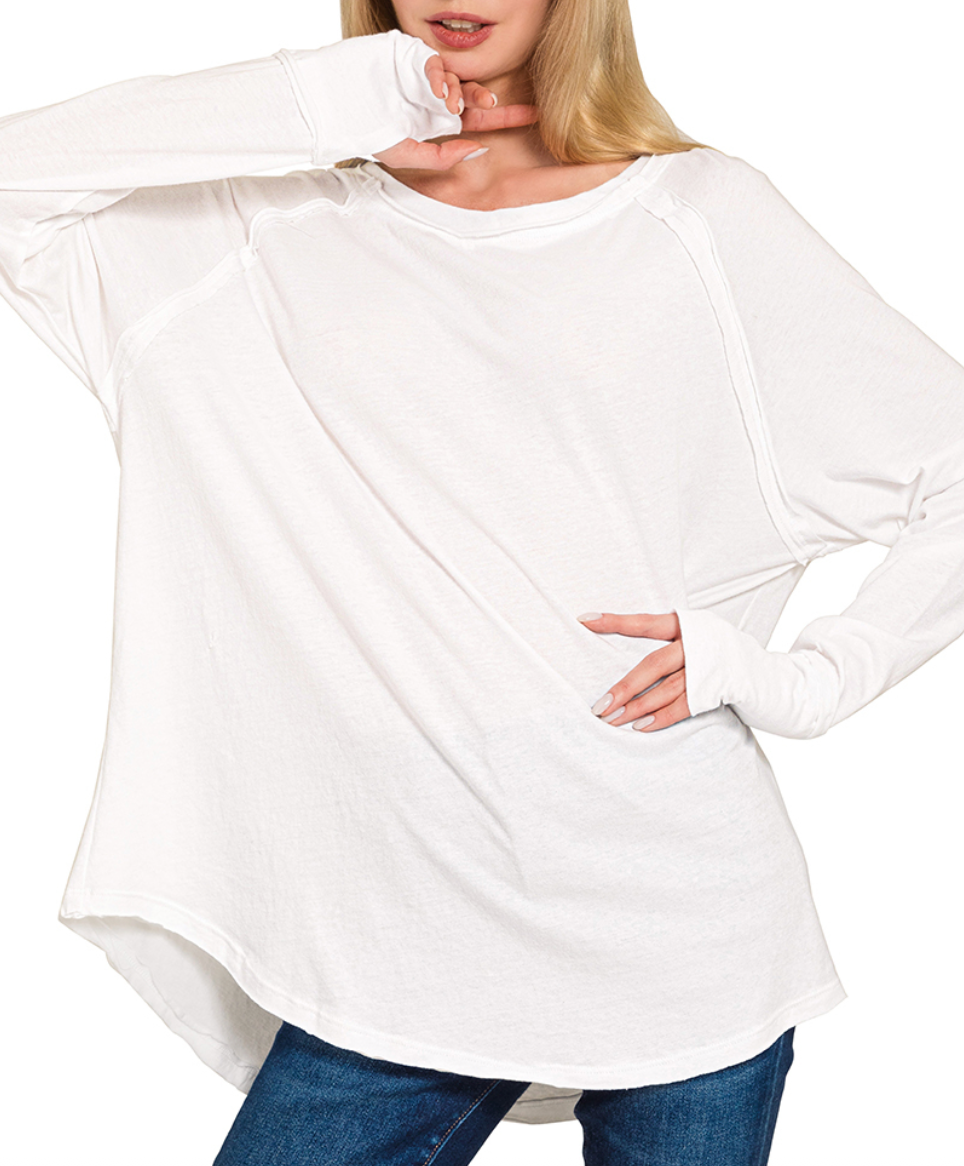 On-The-Go Long Sleeve - White