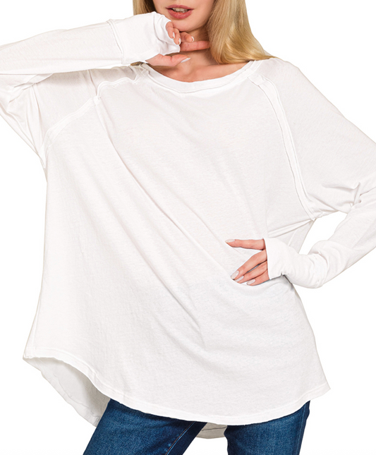 On-The-Go Long Sleeve - White