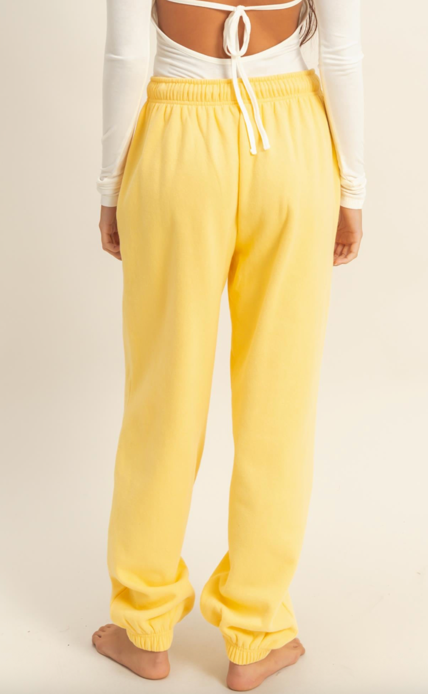 Sunshine Joggers - Yellow
