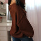 Oversized Sweater - Warm Brown