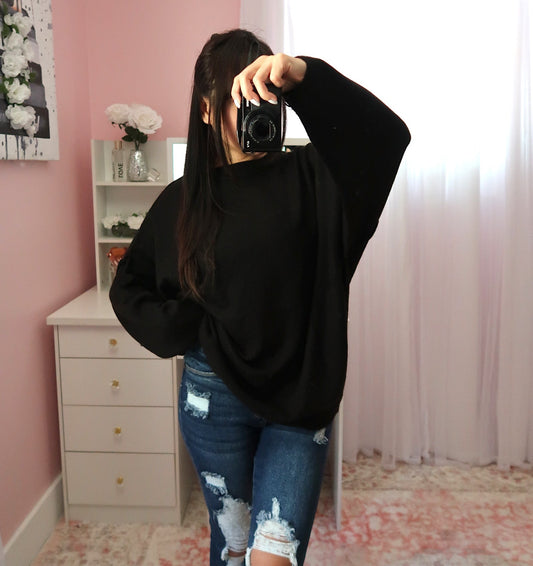Oversized Sweater - Black