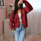 Sweet & Cozy Cardigan - Cabernet