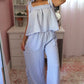 Blue Gingham Set