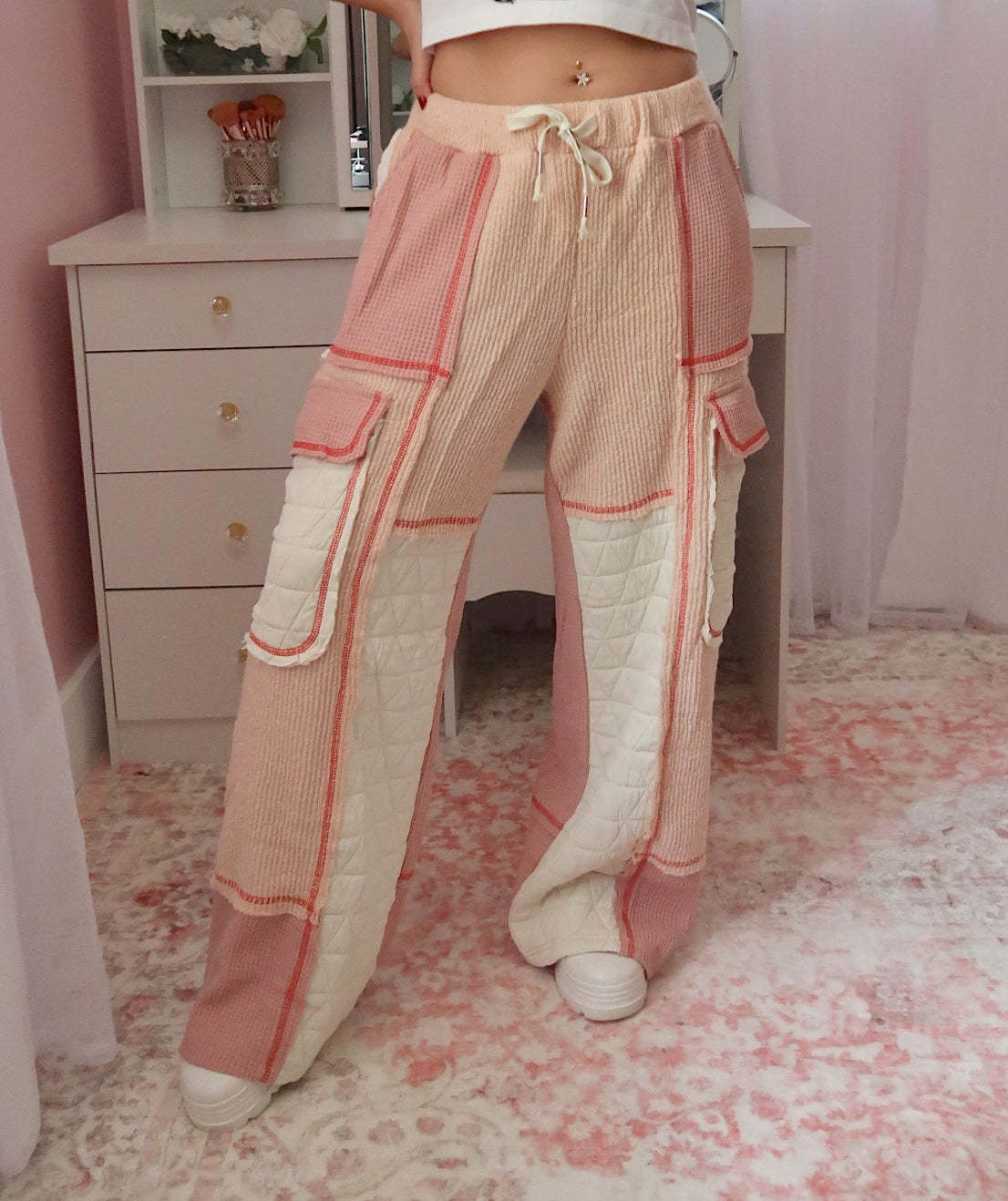 Carpenter Joggers - Pink
