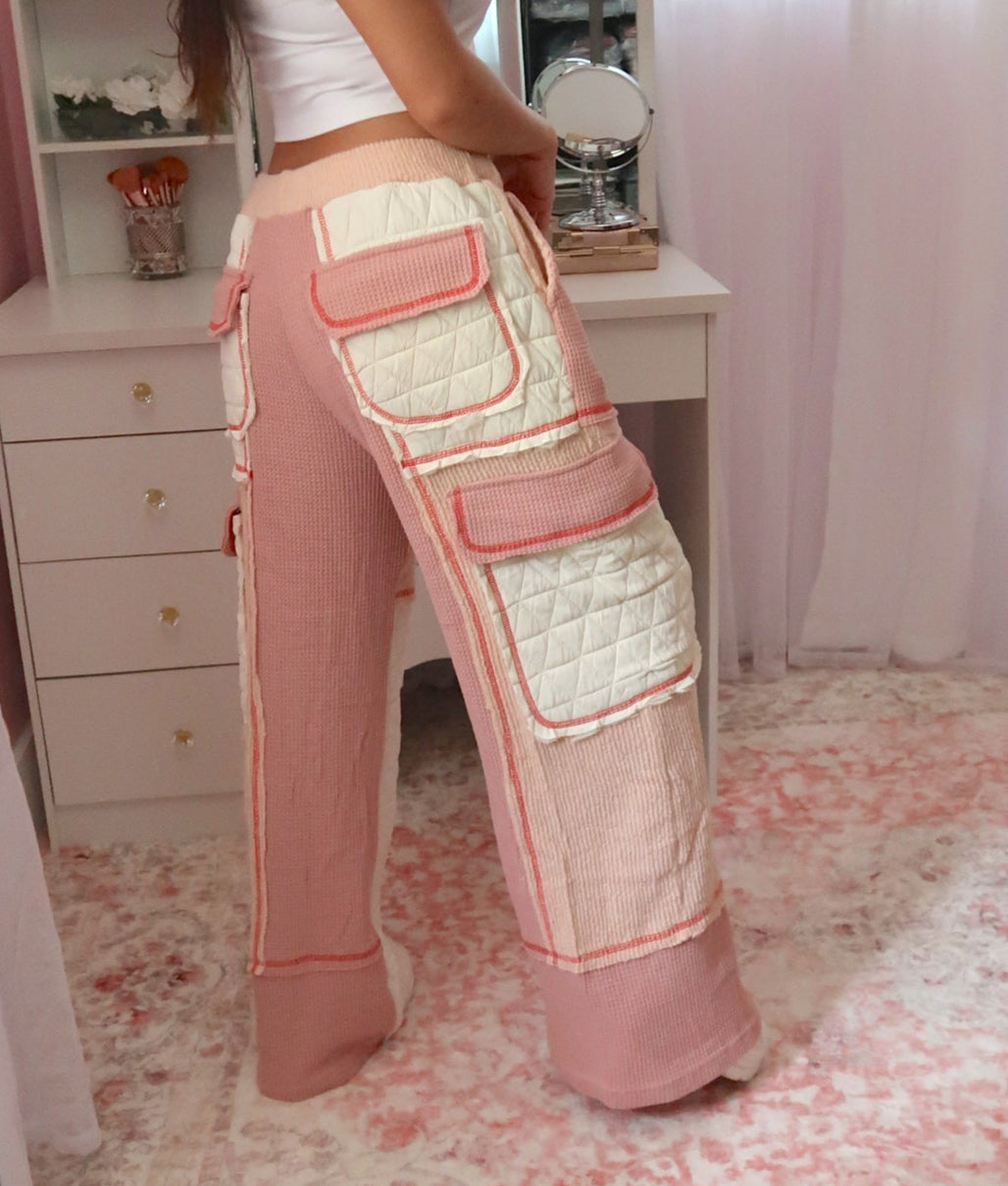 Carpenter Joggers - Pink