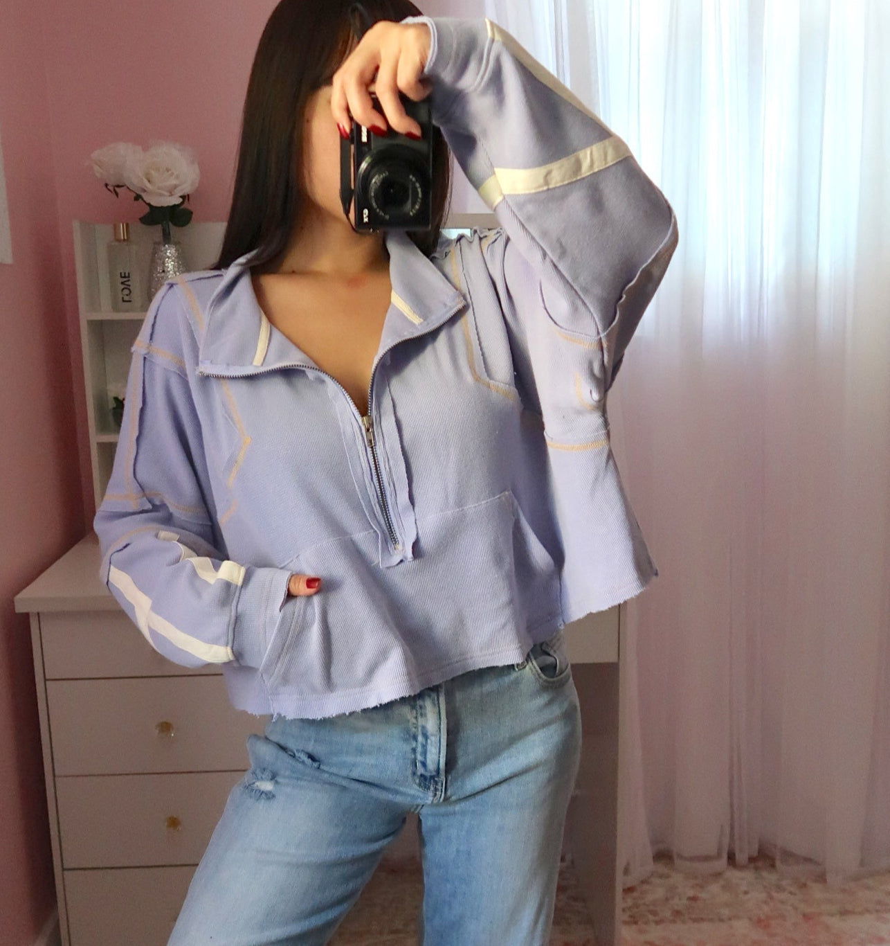 Keosha Top - Periwinkle