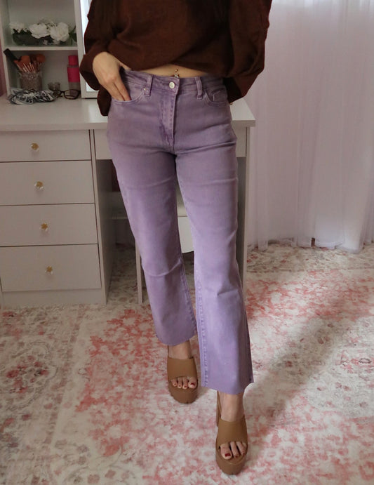 Happy Ankle Jeans - Grape