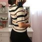 Max Cropped Sweater - Navy