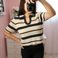 Max Cropped Sweater - Navy