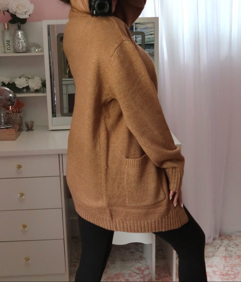 Apple Cider Cardigan - Caramel