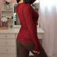 Perfect Butter Long Sleeve - Wine