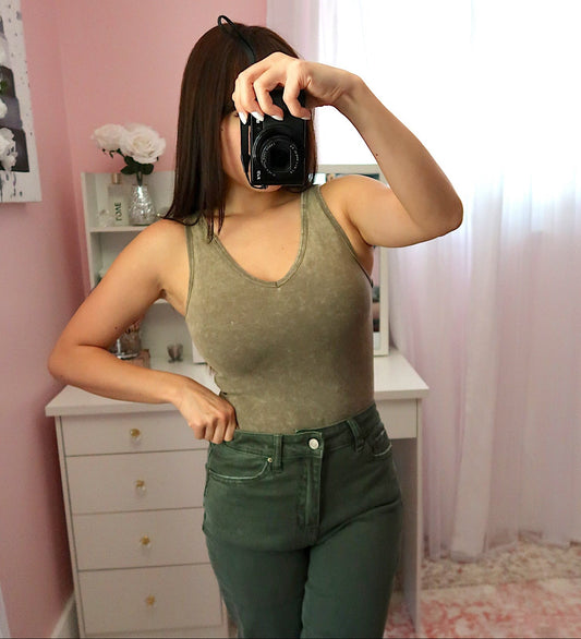 Washed Bodysuit