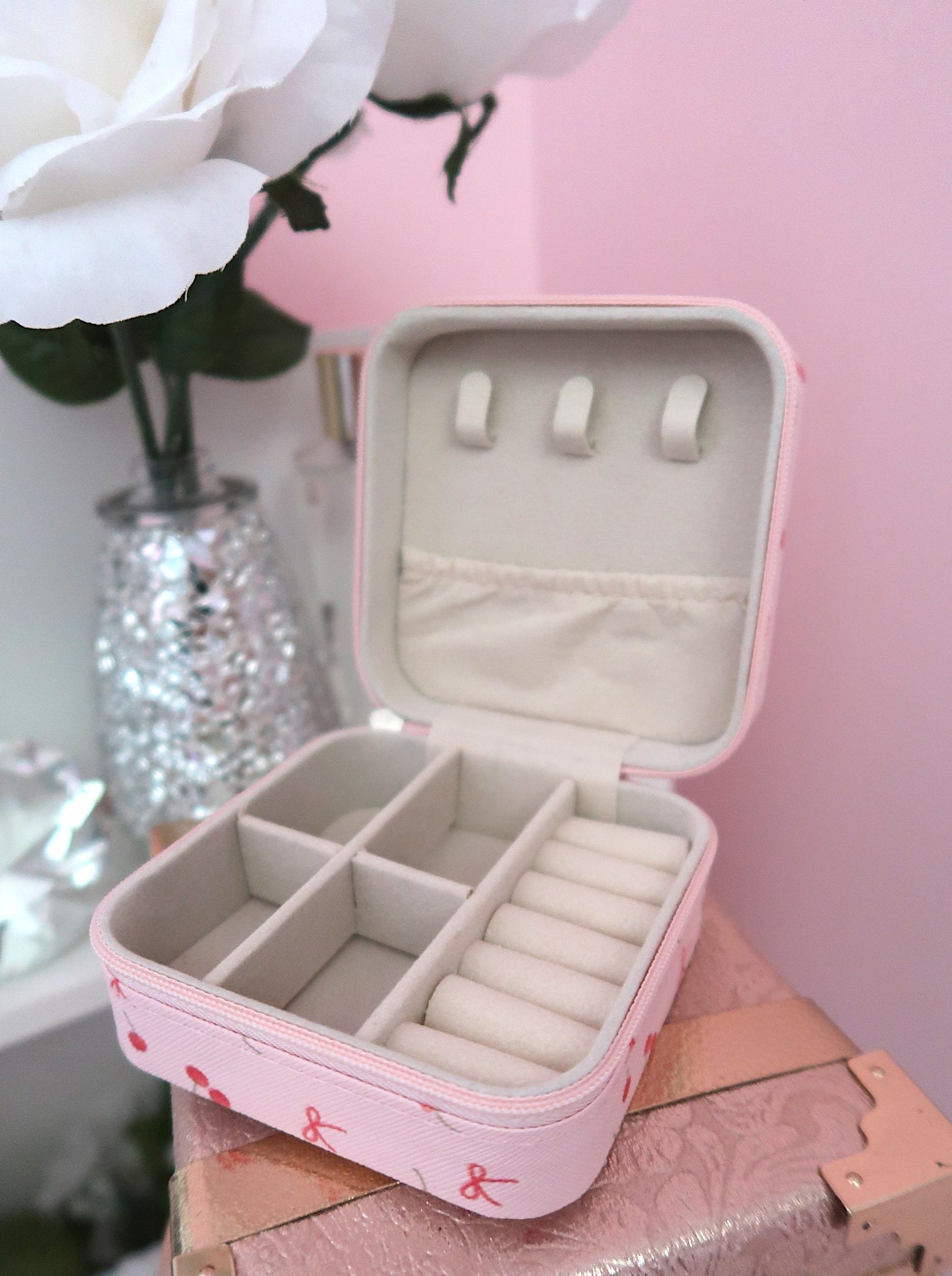 Cherry Jewelry Travel Box