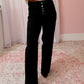 High Rise Stretch Button Jeans