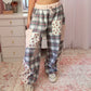 Pretty Plaid Joggers - Pink