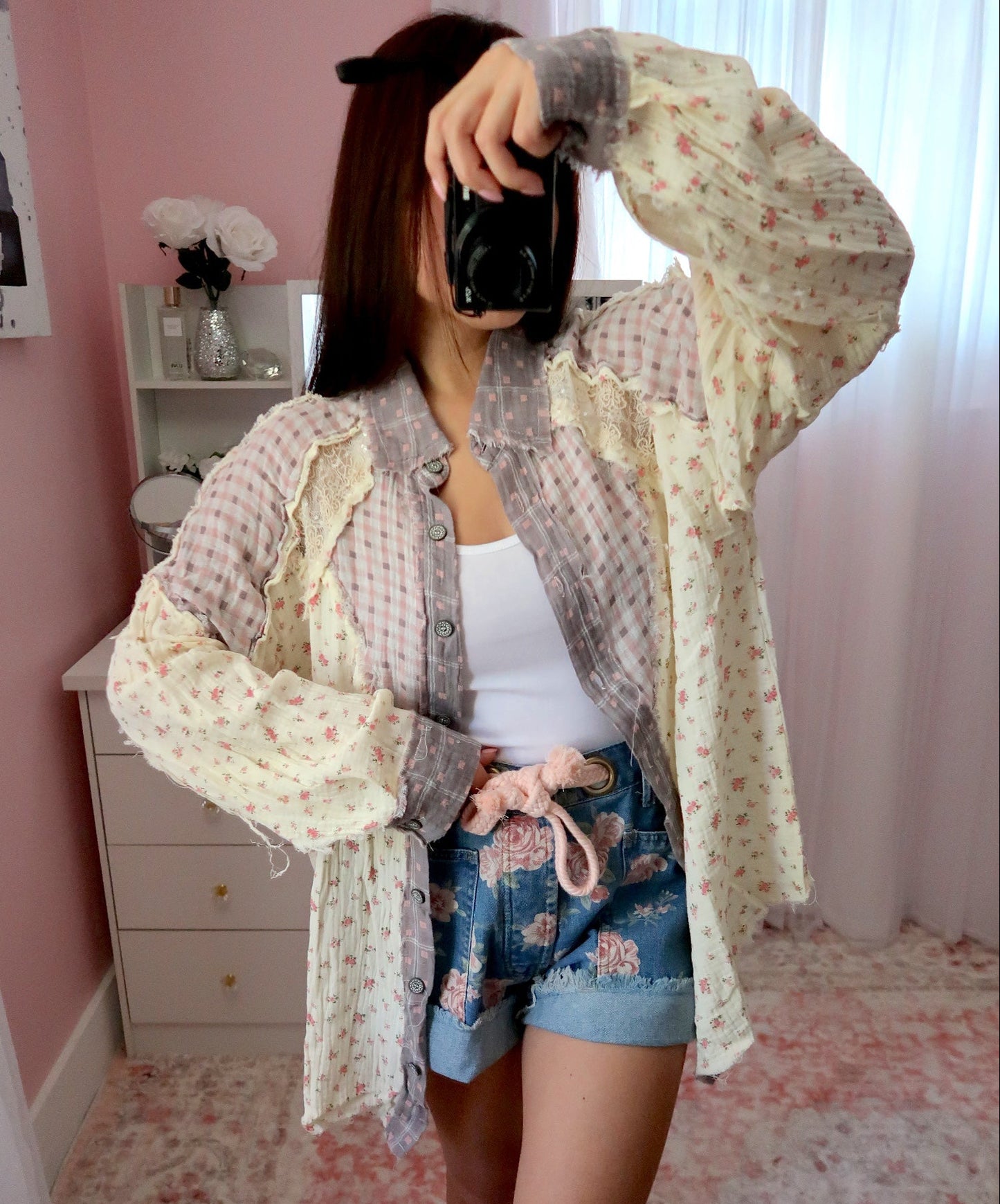 Soft Florals Button Shirt